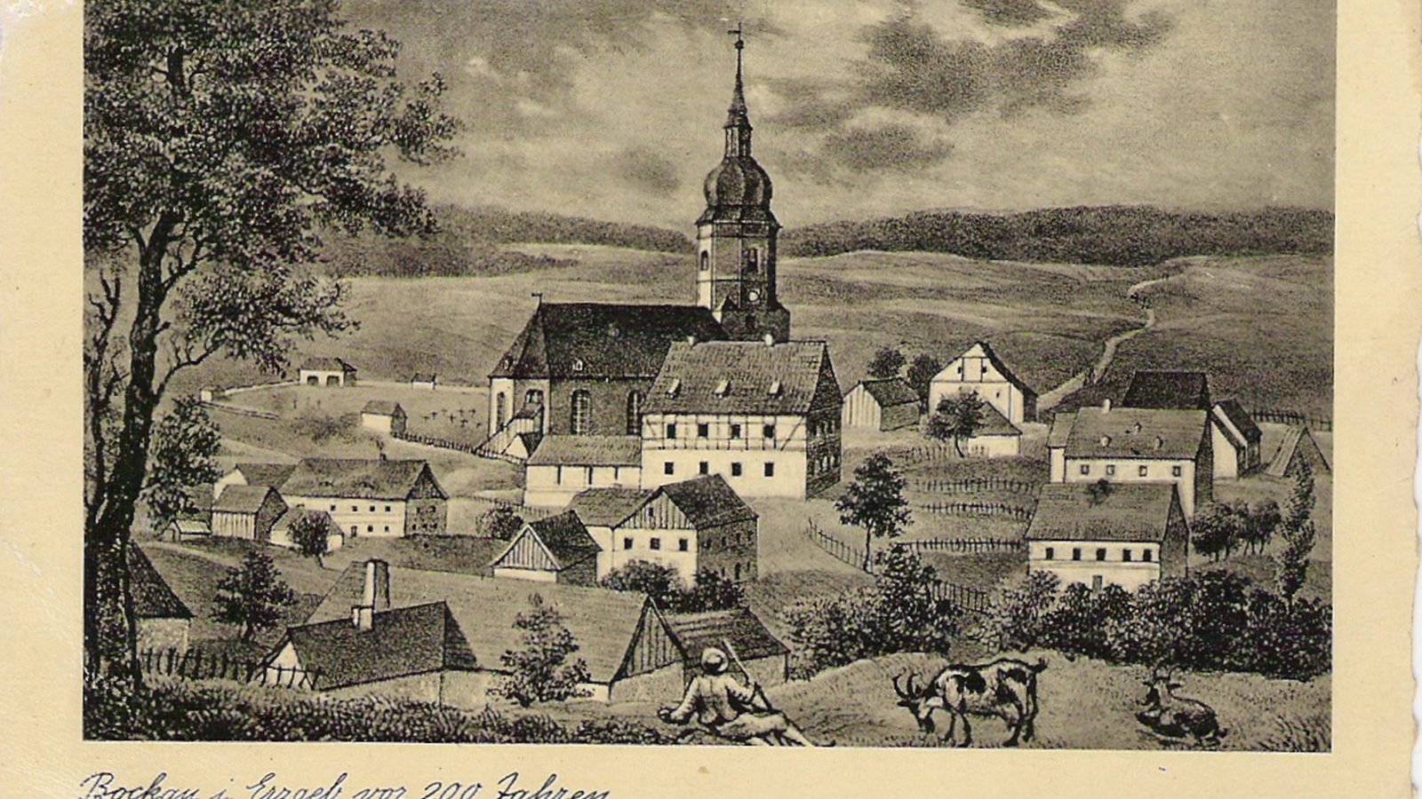 Bockau um 1800, Sammlung Kurt Siegel